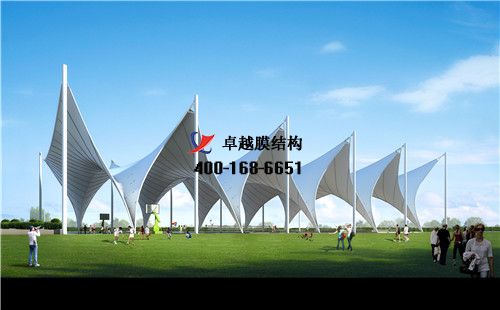 永州膜結(jié)構(gòu)籃球場門球場網(wǎng)球場（永州市體育學校-門球場）設計施工安裝案例